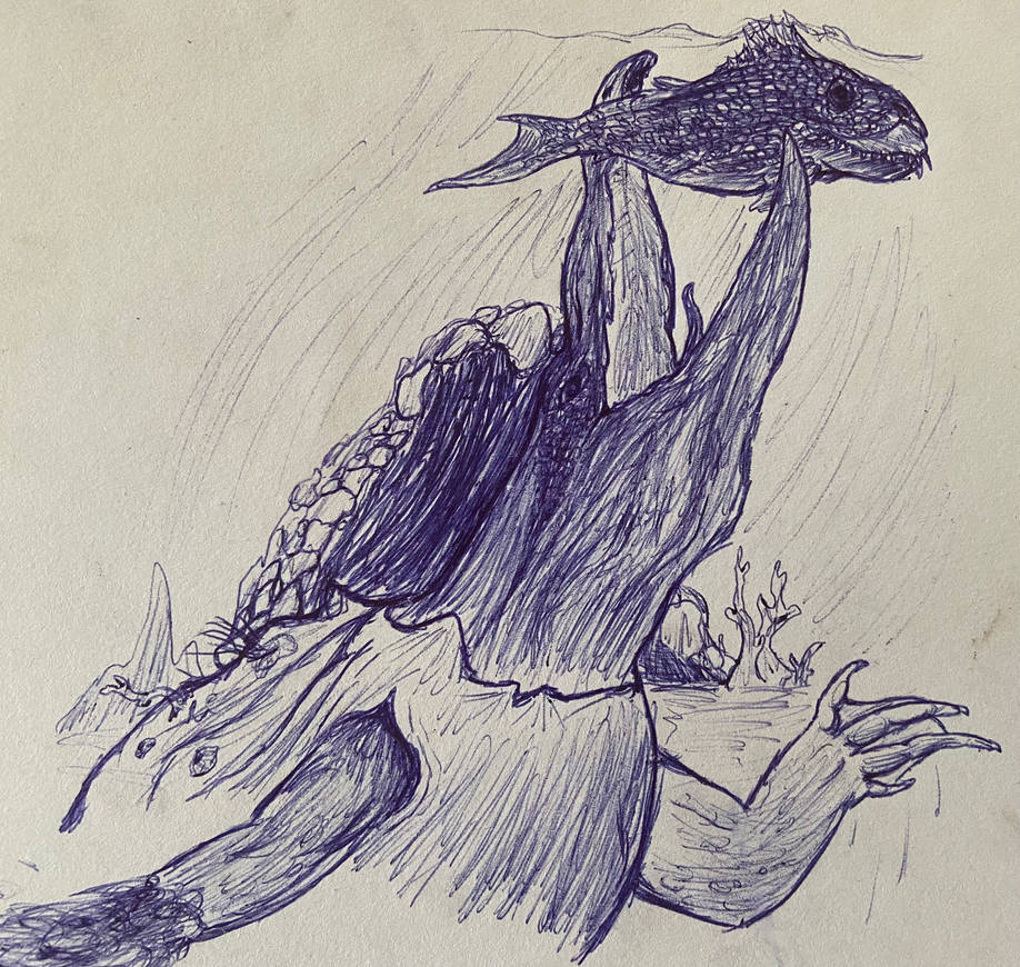 Colossal snapping turtle+Scutefish | Priscaspermia by DierLikesDoingArt ...