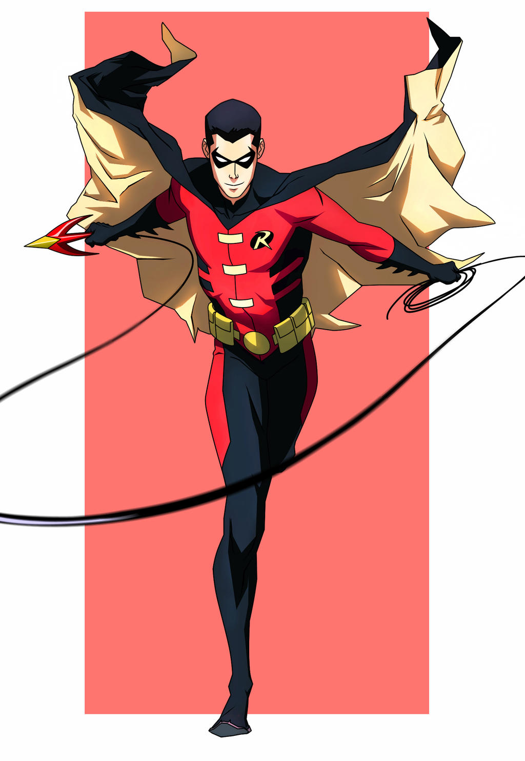 Robin Justice Young Justice Robin by CHUBETO on DeviantArt