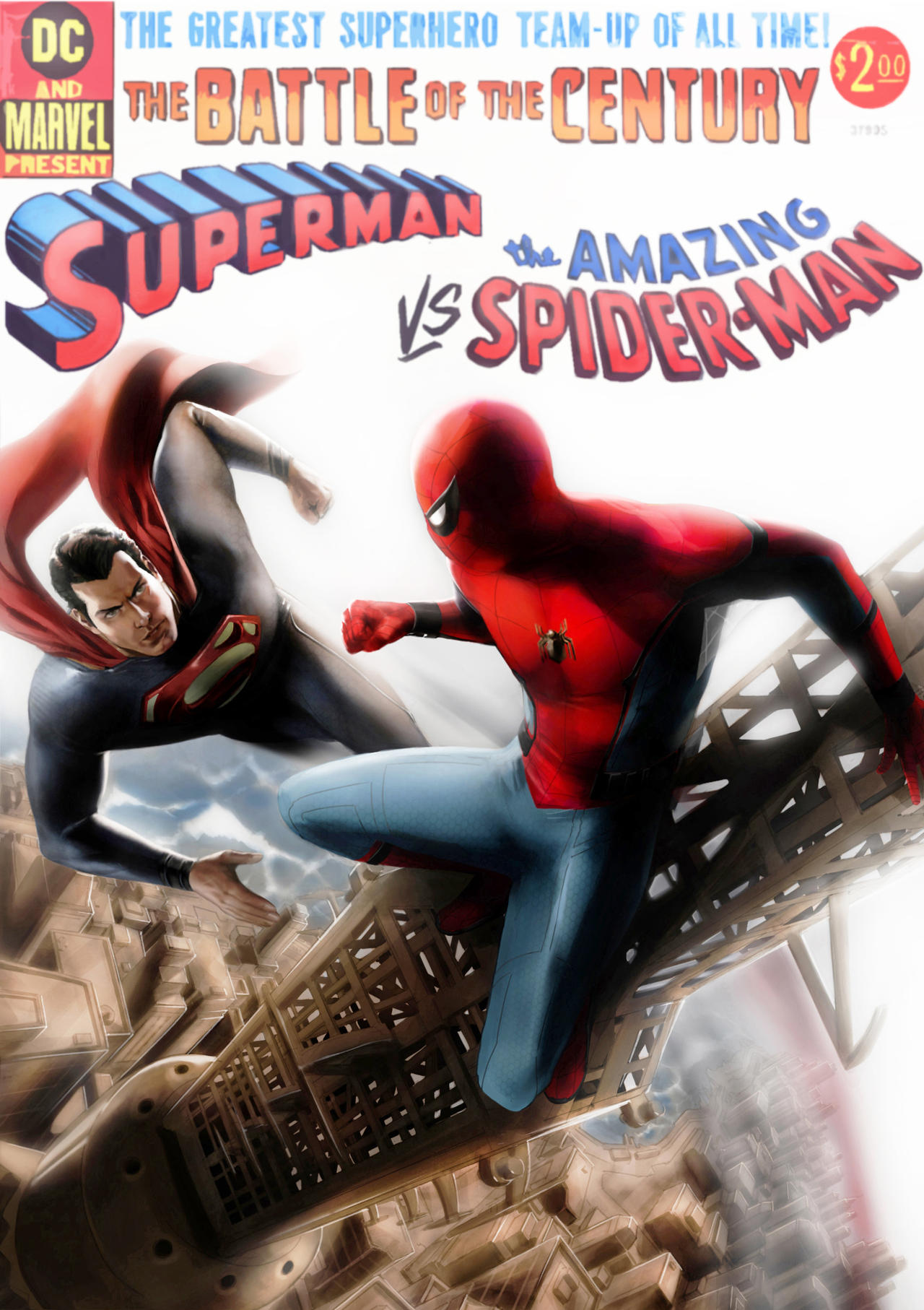 Superman Vs Spiderman by CHUBETO on DeviantArt