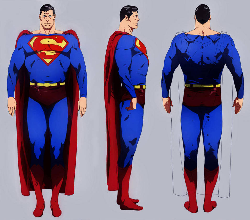 Superman Model sheet by CHUBETO on DeviantArt