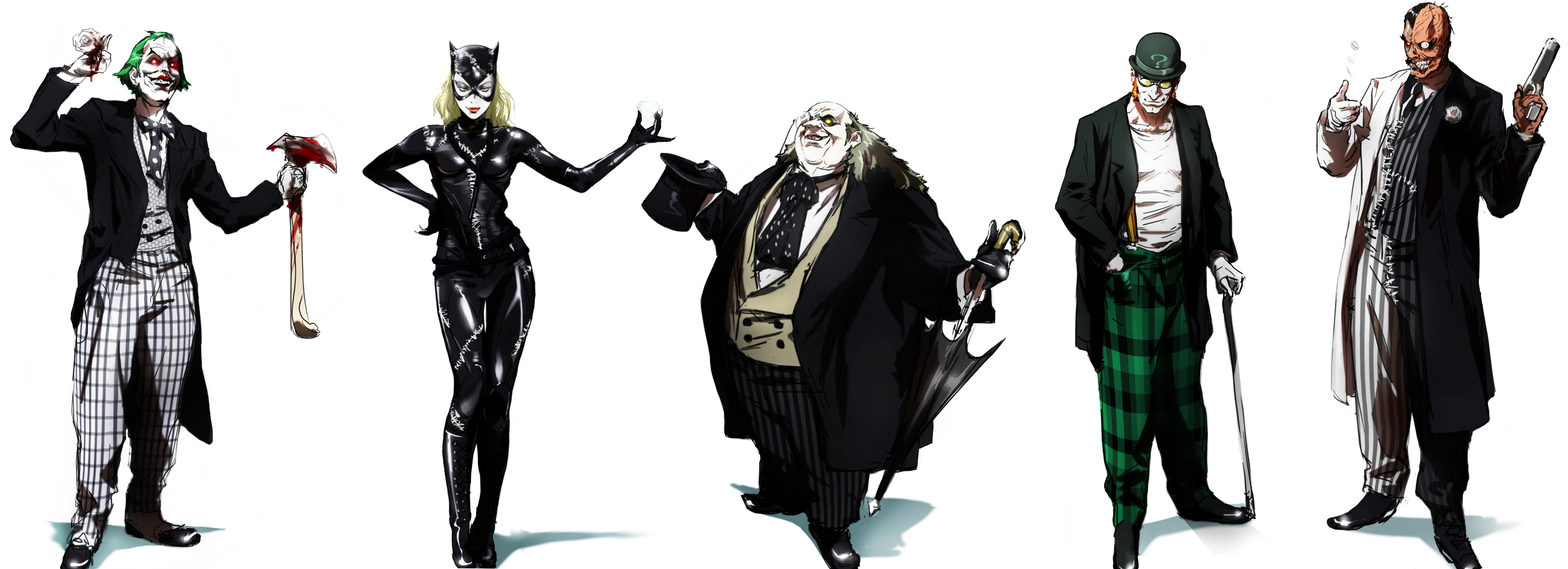 Batman movie rogues by CHUBETO on DeviantArt