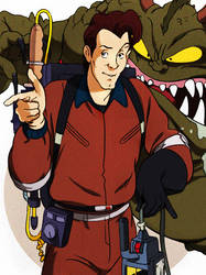 Peter Venkman the real ghostbusters
