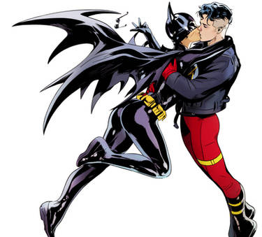 Batgirl and Superboy