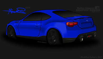 Subaru BRZ/GT86/FRS Illustration