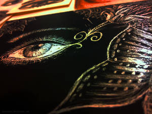 Eye on Scratch Board