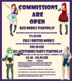 MMD COMMISSIONS HAVE RE-OPENED