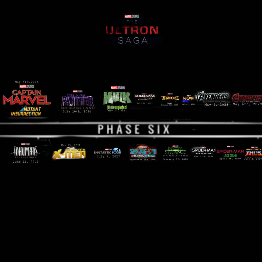 My MCU Phase 6 by Redyoshi1992 on DeviantArt