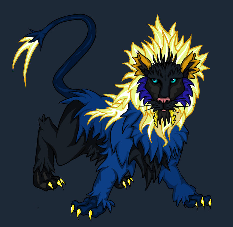 Lightning Sabertooth Character by Lunarwolven on DeviantArt