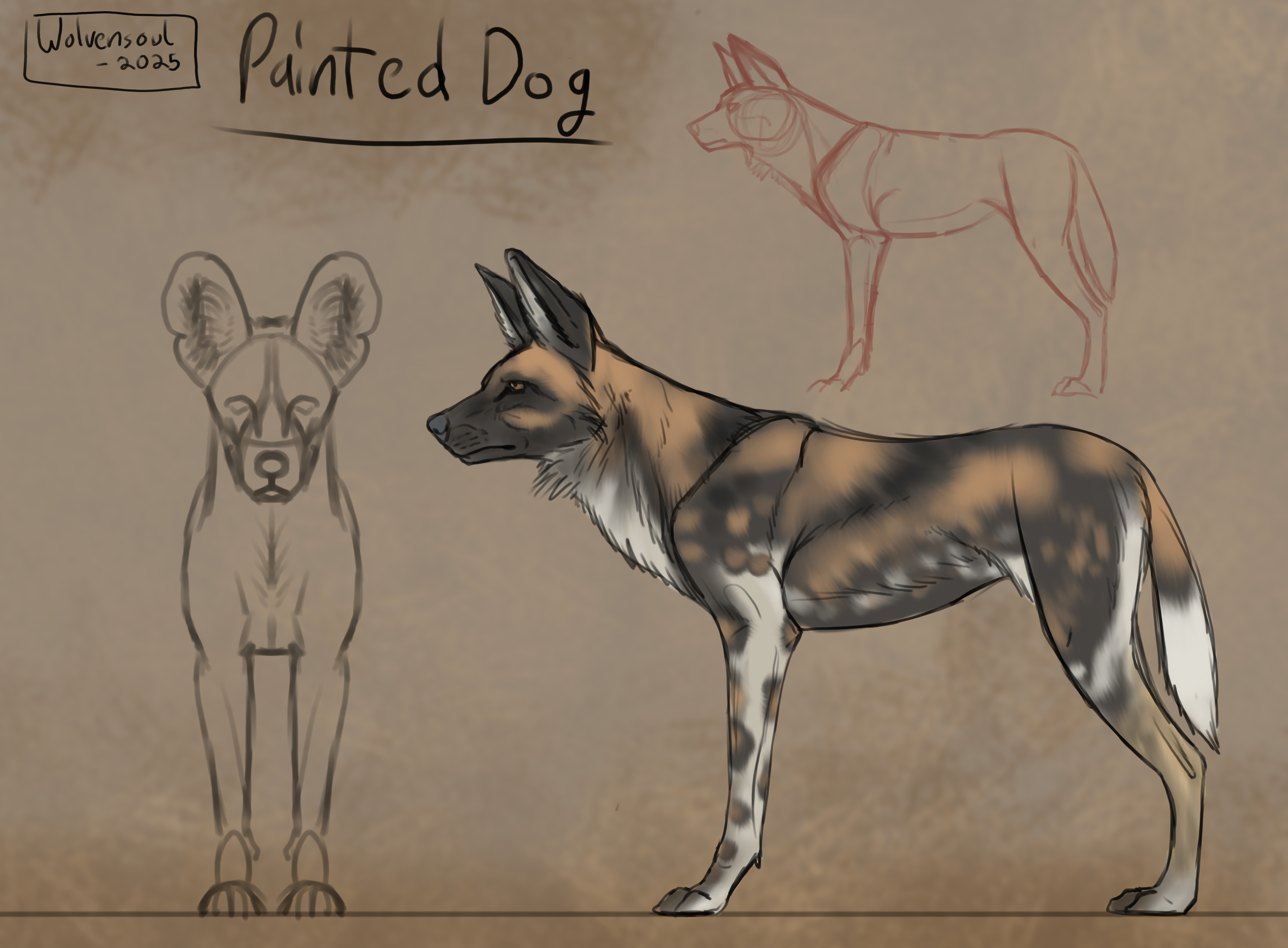 Deviantart Characters Dogs Painted Dog by Wolvensoul7 on DeviantArt