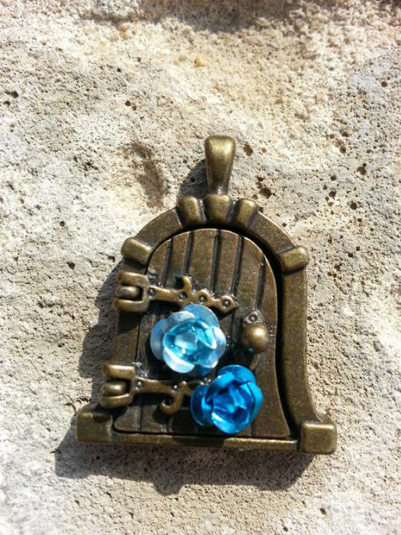 Blue Fairy Door Locket