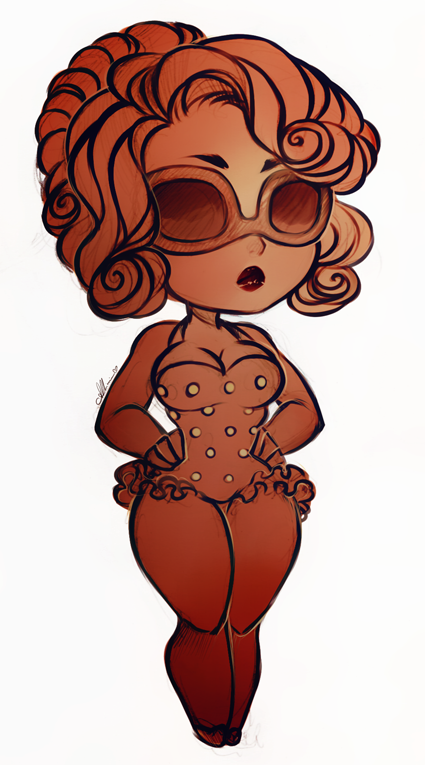 Chibi Jackie. Dots