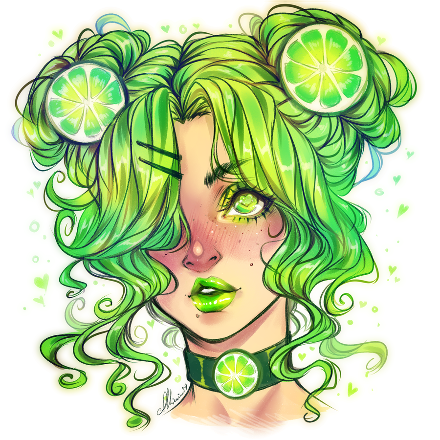 DTIYS. Lime Girl by AShiori-chan on DeviantArt