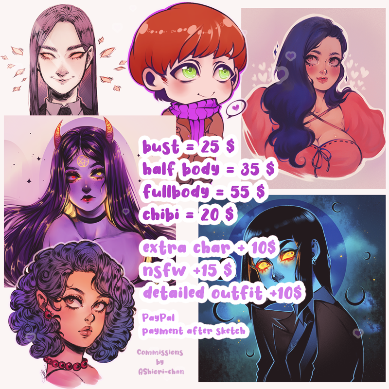 21 Commissions OPEN