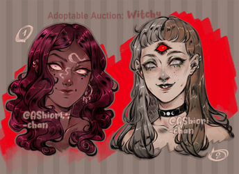 [CLOSED] Witchy Adoptable Auction set 1