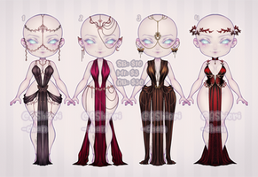 [CLOSED] Outfits adoptable auction set 8