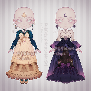 [CLOSED] Outfits adoptable auction set 17