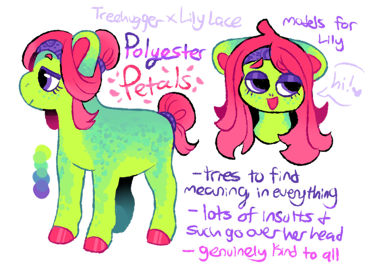 polyester petals