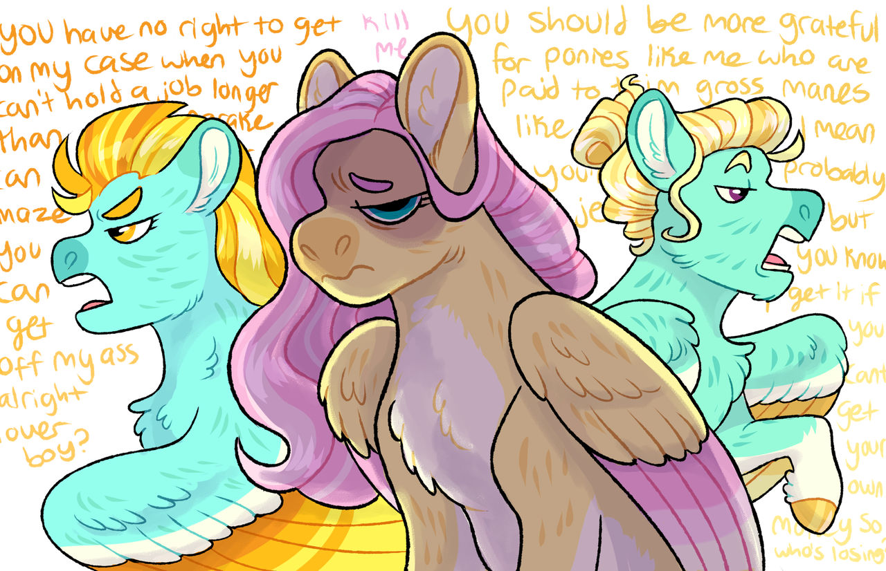 flutter brutter...and sister
