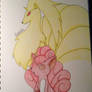 .:Ninetails and Vulpix:.