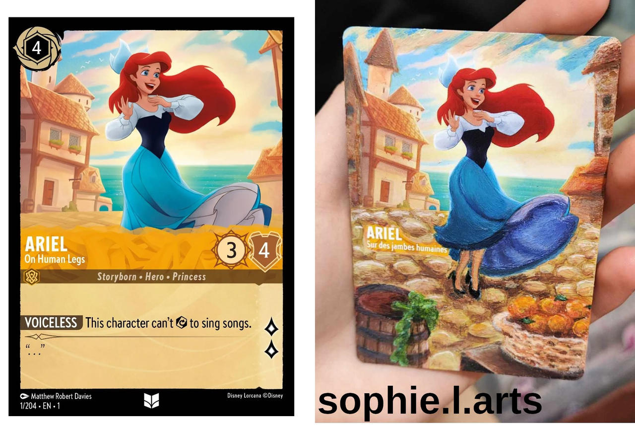 custom lorcana cards Elsa Snow Queen TCG - Chapter 1 Custom Lorcana Marriage Trading Card