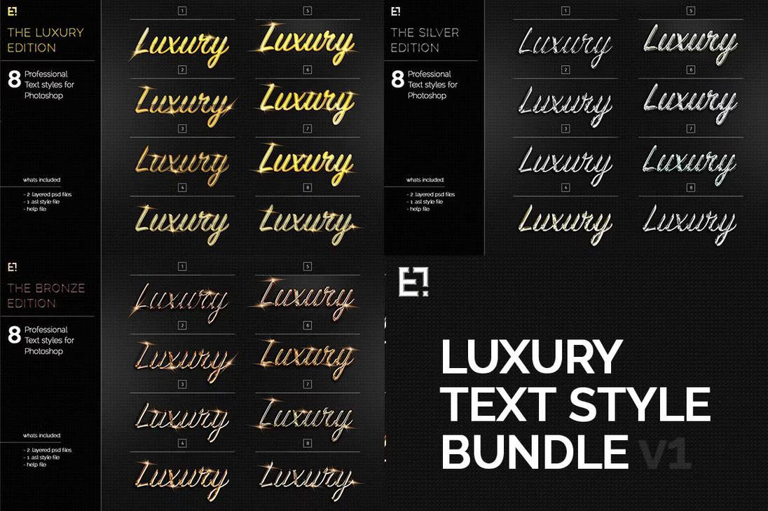 Variable Text Layers Design 24 Text Layer Styles Bundle by lezozotou on DeviantArt