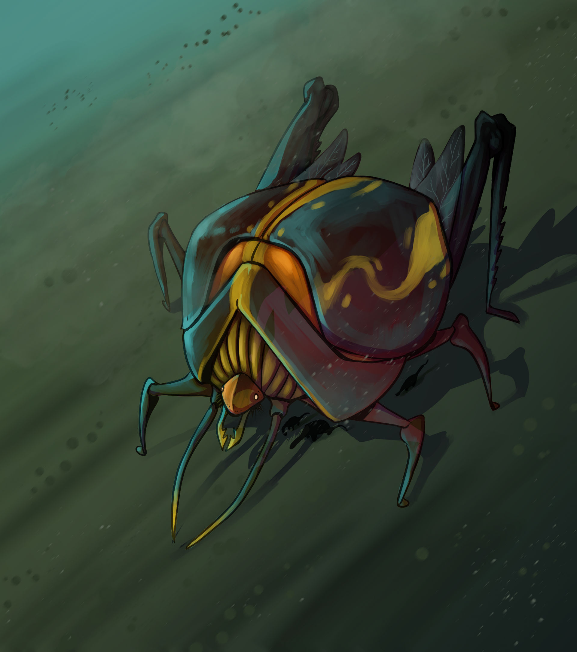 Kaicho Insect Kaiju day 11. Insect. #kaijune by marvincode on DeviantArt