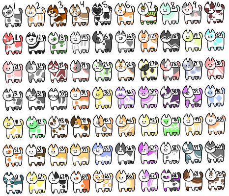 OPEN (44/70) REDUCED PRICE 2 Point Cat Adopts