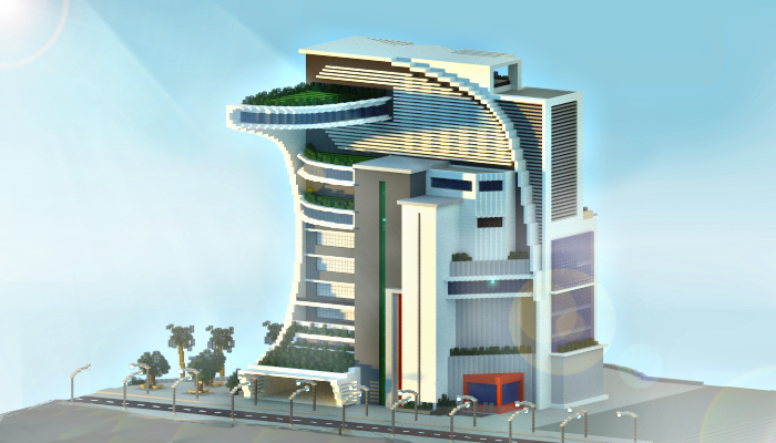 Minecraft Modern Base Design Minecraft modern building by jarnine on DeviantArt