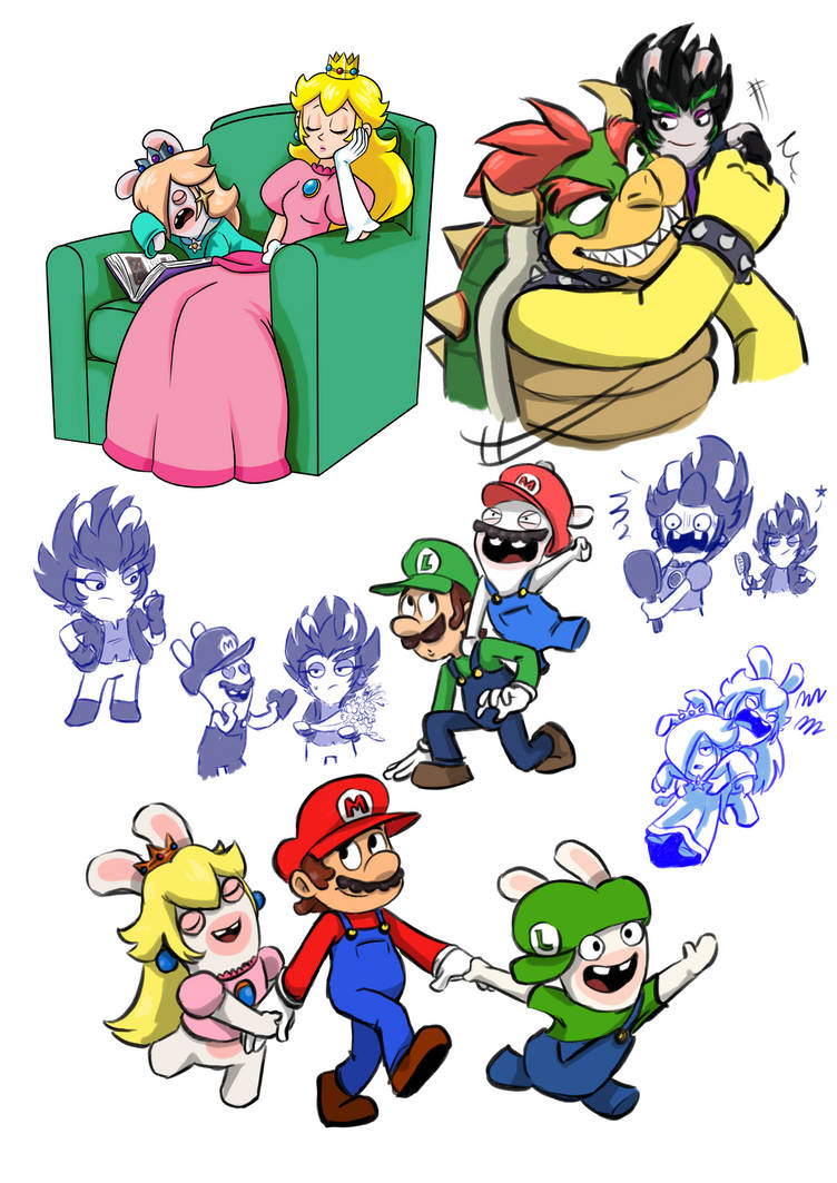 Mario Rabbids Human Mario + Rabbids by citadel-garden on DeviantArt