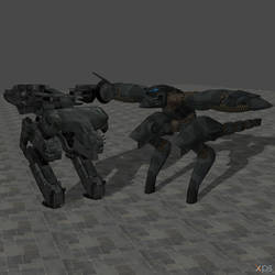 Metal Gear REX and RAY (REUPLOAD)