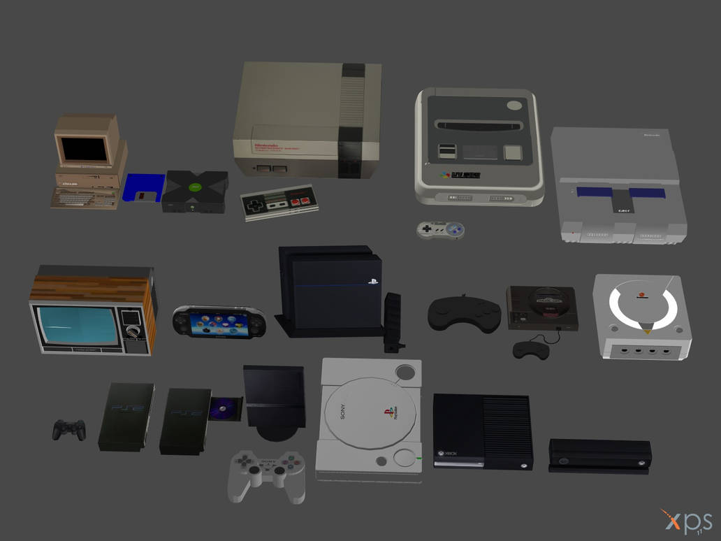 System Unit Examples Games videogame systems pack REUPLOAD by RyuAensland on DeviantArt