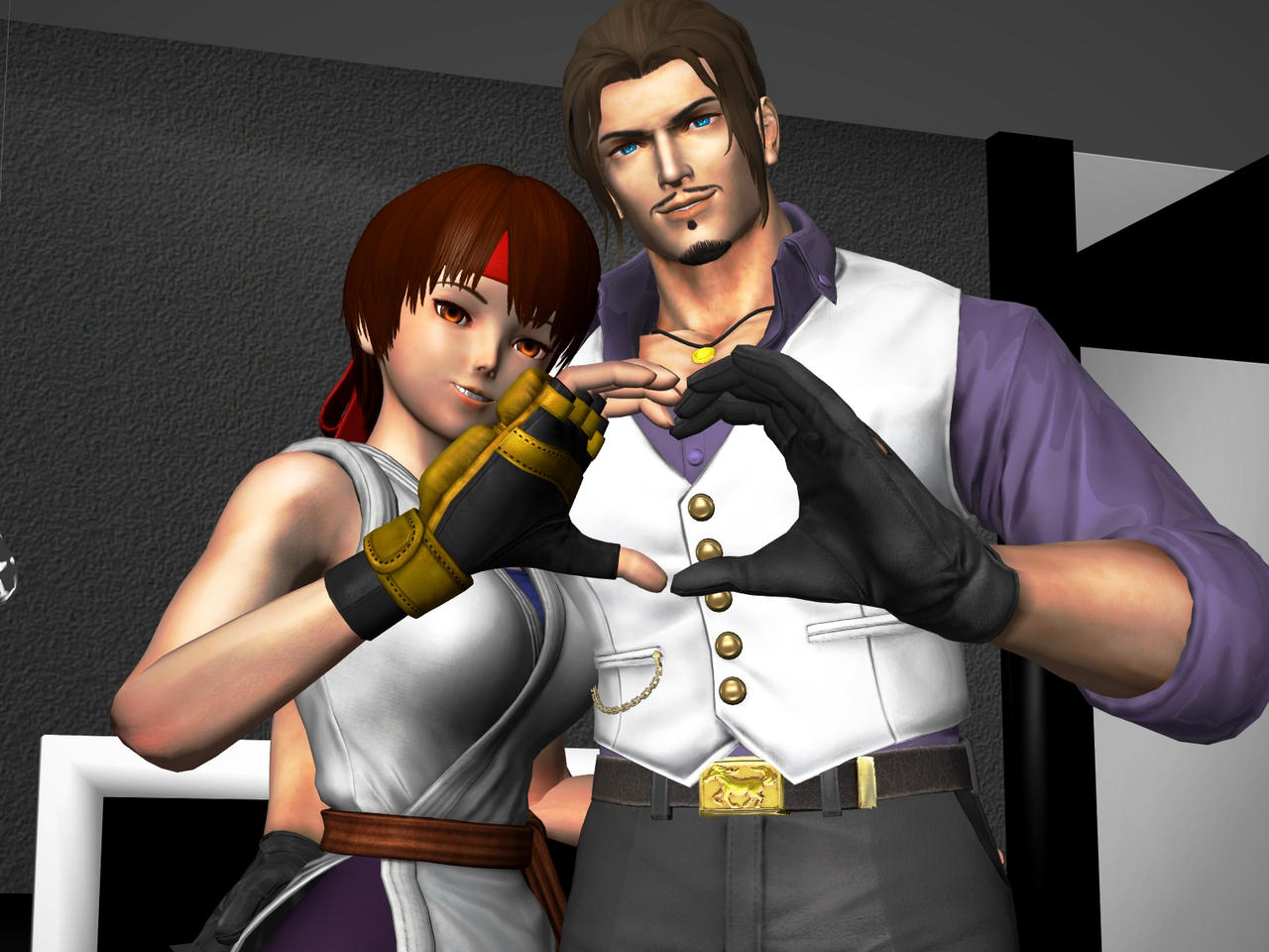 Yuri and Robert by RyuAensland on DeviantArt