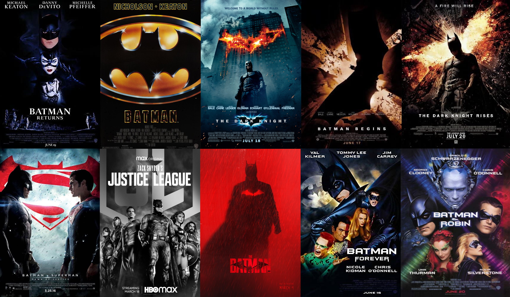 Mis 10 Peliculas Favoritas de Batman (Live Action) by RyuAensland on  DeviantArt