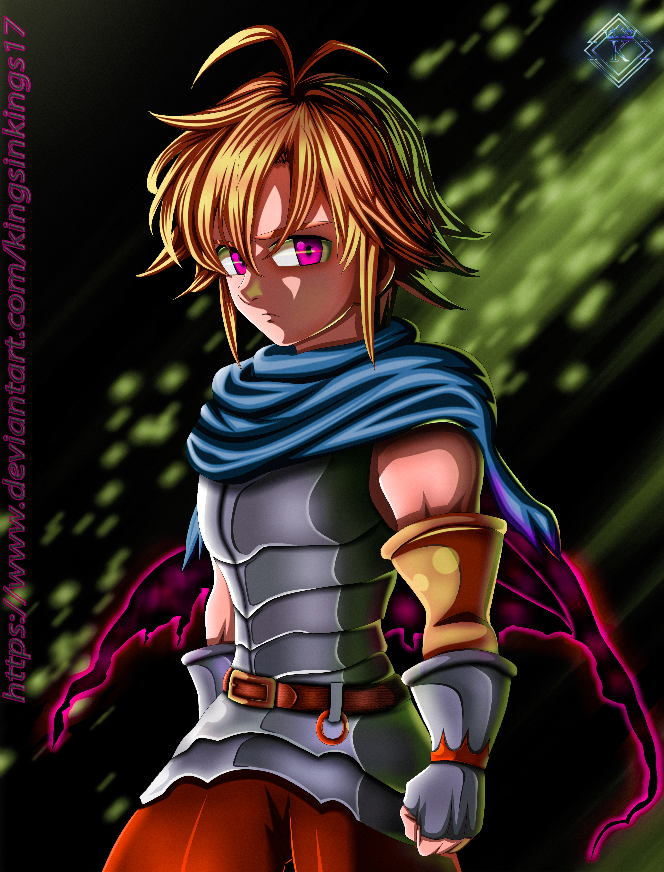 Nanatsu No Taizai 300 The Demon King Meliodas by IITheYahikoDarkII on  DeviantArt