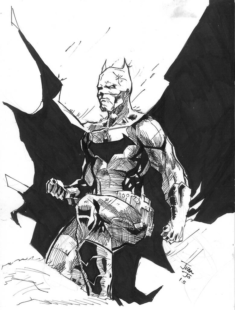 Batman Comic Ink Batman Ink by juanjosilva on DeviantArt