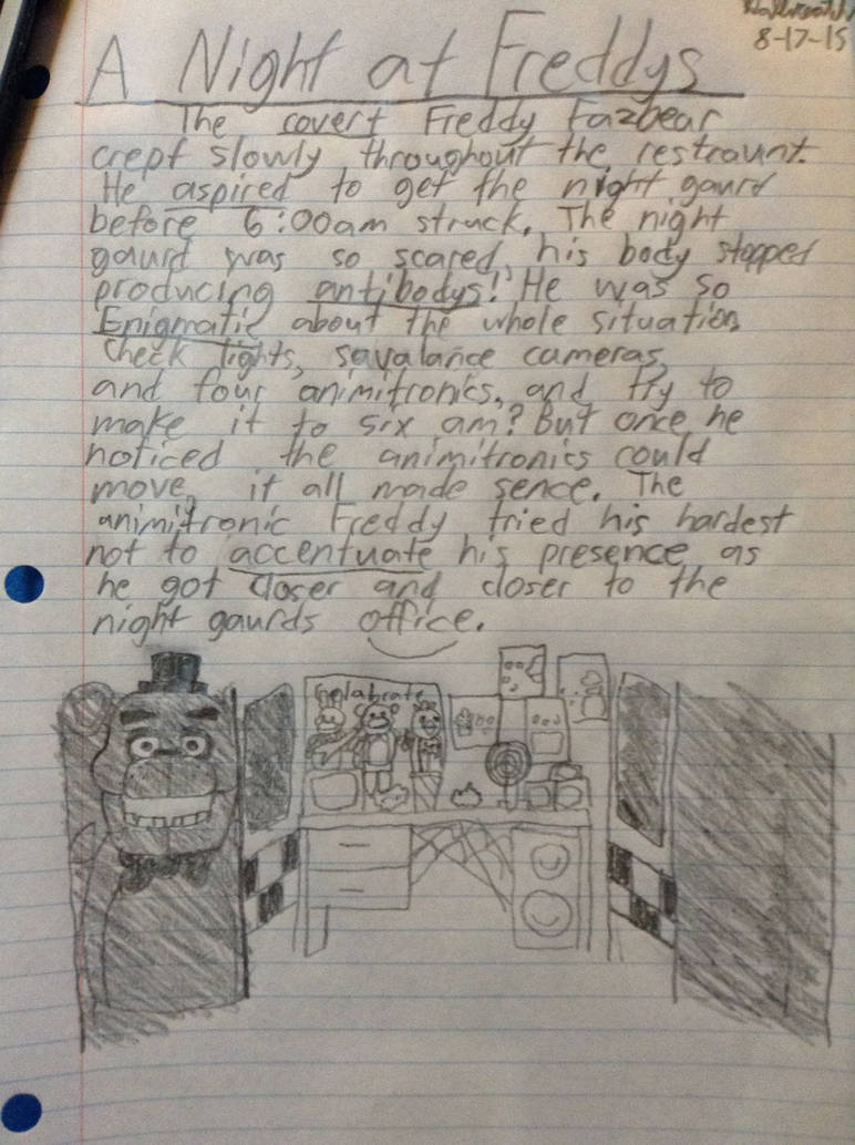 Fnaf Homework by DessyDoodlebug on DeviantArt