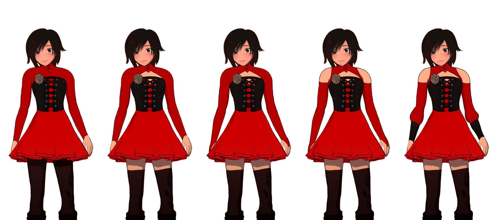 RWBY - Ruby New Dress