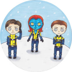 X-Men Snow Globe