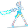 Pearl Draws her Blade and Fights