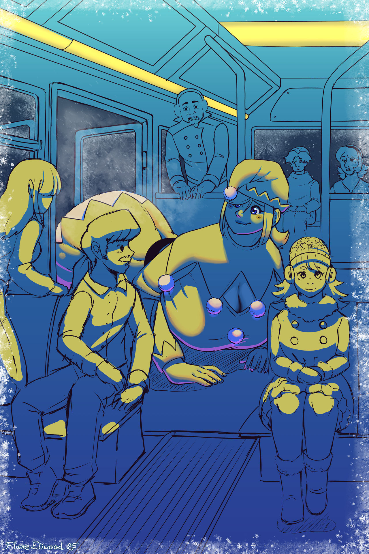 Bus Ride Home by FlameEliwood on DeviantArt