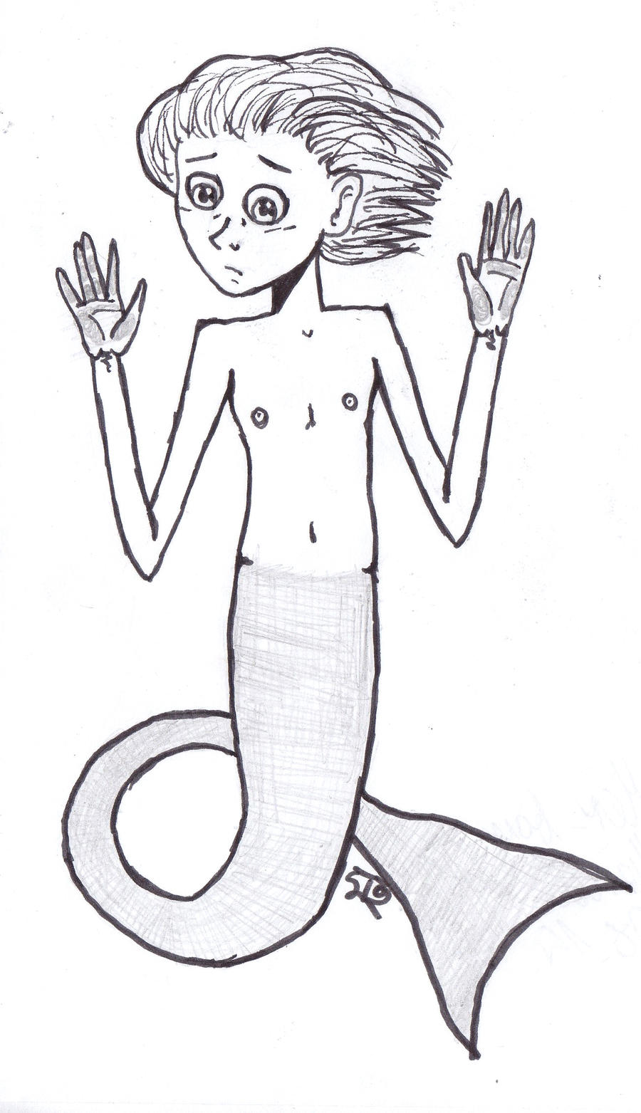 Doodle#2: Mer-boy