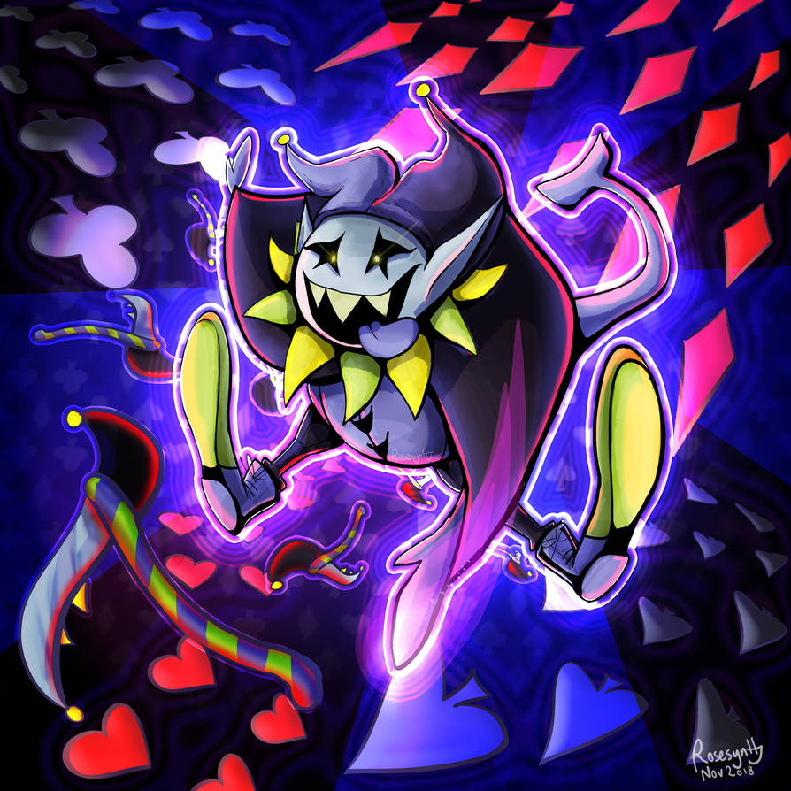 Jevil - DELTARUNE Fan Art by HayleyJacka on DeviantArt