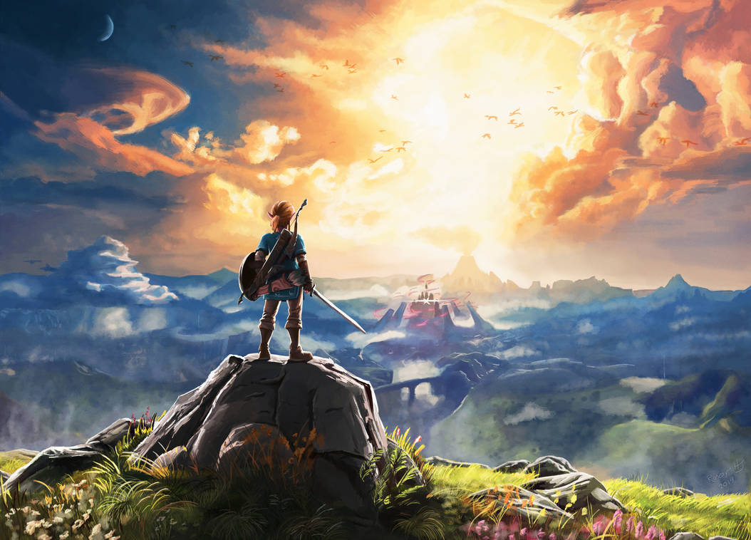 Legend of Zelda - BotW - Poster art redraw by HayleyJacka on DeviantArt