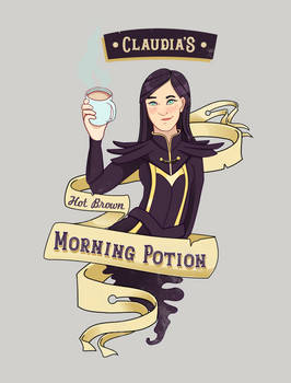 Claudia's hot brown morning potion