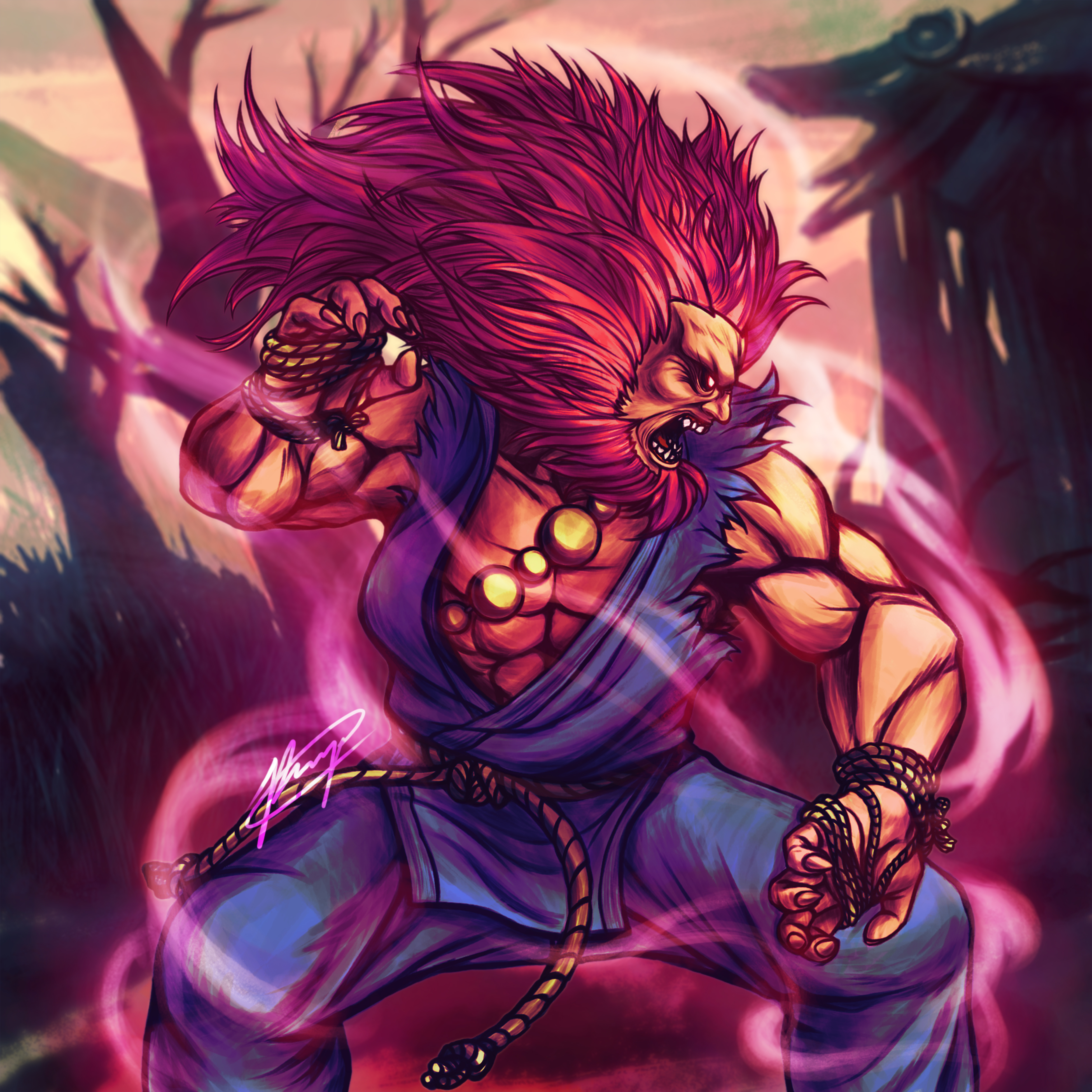 Akuma Artwork Illustration Street Fighter V by Raydash30 on DeviantArt