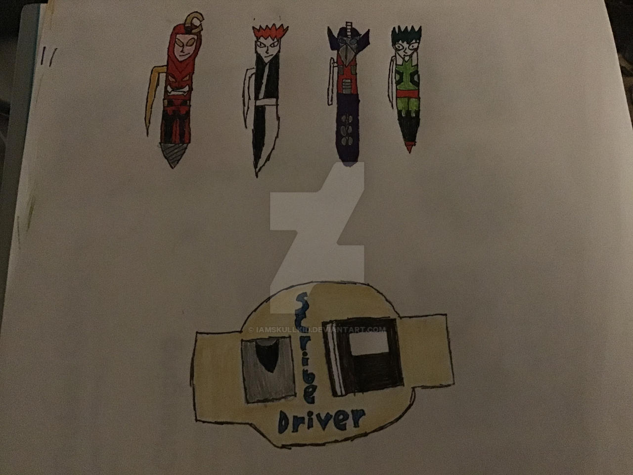 Scribe Driver and Power Pens by IAmSkullKid on DeviantArt