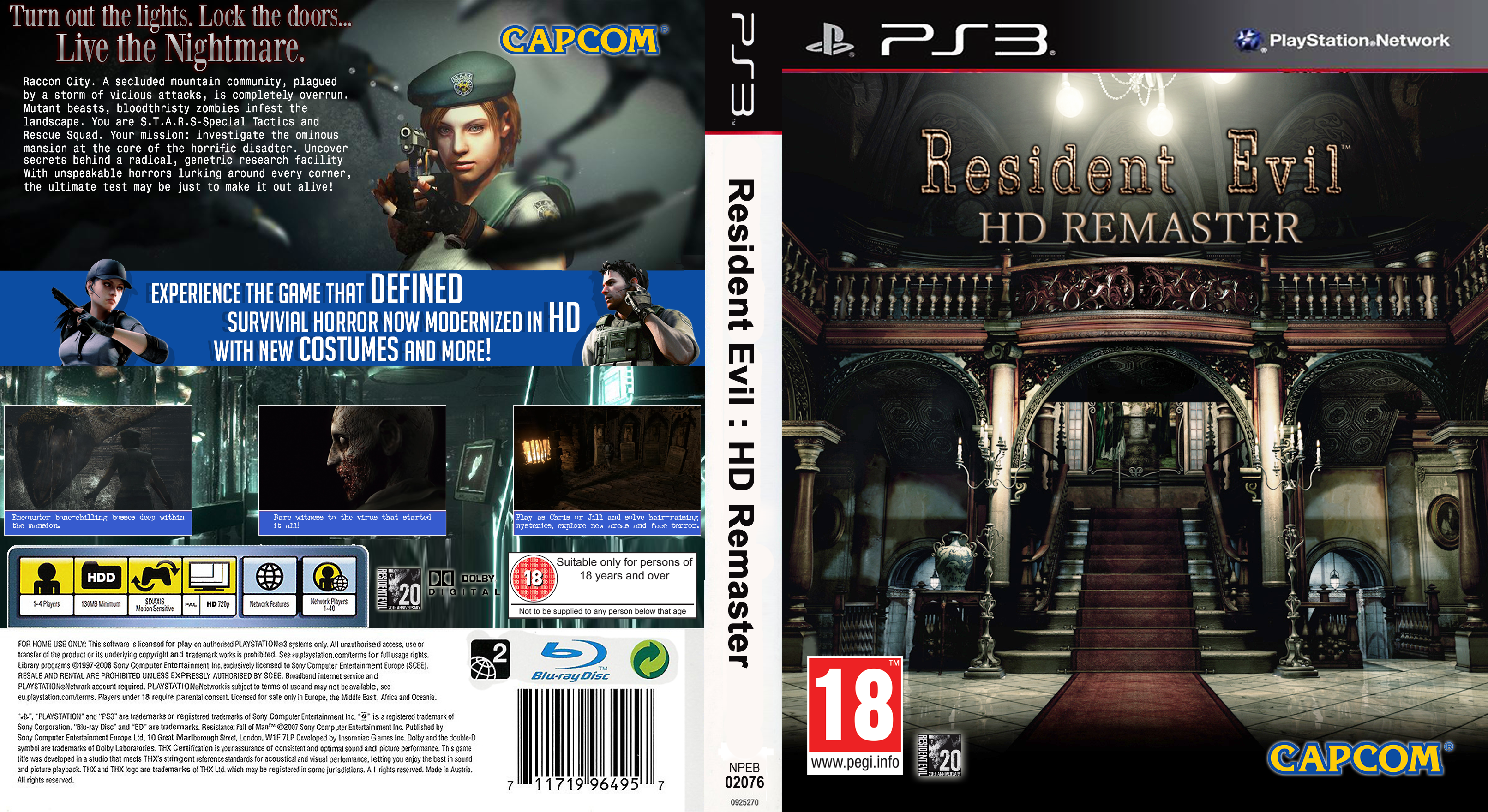 Resident Evil 1 Re-remake PS5 Cover by WatashiiZ on DeviantArt