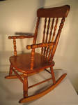 Wooden Rocking Chair by PAGEstock