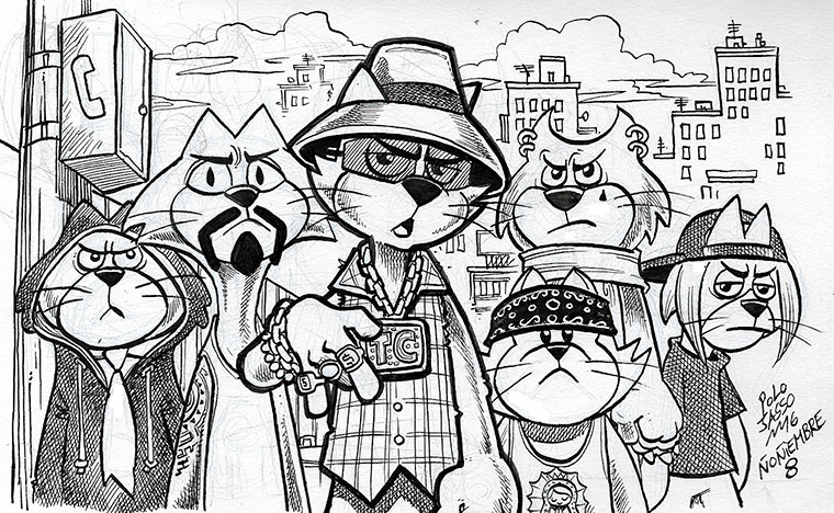 Don Gato y su pandilla de cholos by POLO-JASSO on DeviantArt Don Gato y su pandilla de cholos by POLO-JASSO on DeviantArt