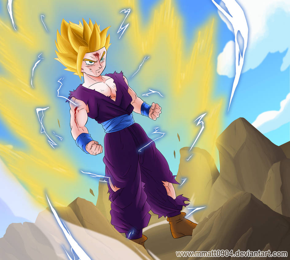 Awoken Drawing Weekly Draw #10 - Gohan has Awoken by Mmatt0904 on DeviantArt
